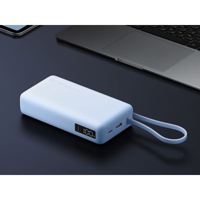 Внешний аккумулятор со встроенным кабелем Xiaomi 67W Power Bank 20000 (Integrated Cable) Ice Blue-9