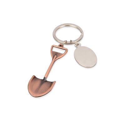 Брелок с шильдом, бронзовый-0