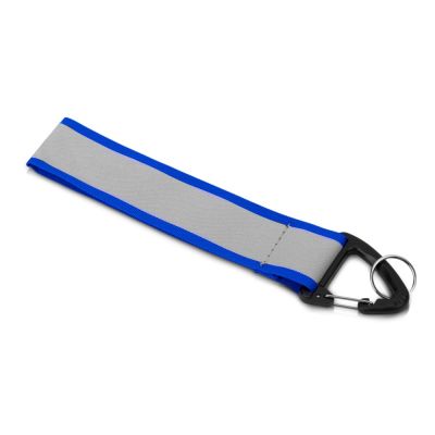 Светоотражающий брелок Reflector, серебристый/синий-0