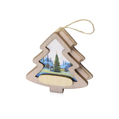 Подвеска с подсветкой, елочка-0