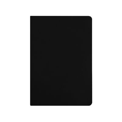 Бизнес-тетрадь А5 Pragmatic Contrast, 40 листов в клетку, черный с голубым срезом-2