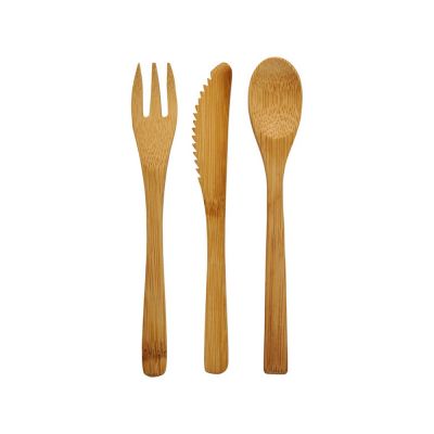 Набор столовых приборов Celuk из бамбука, натуральный-1