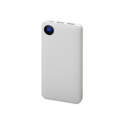 Внешний аккумулятор с дисплеем Mild, 10 000 mAh, белый-0