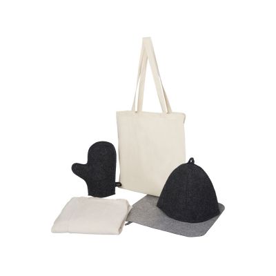 Банный набор с парео Healing Light, женский, серый-0