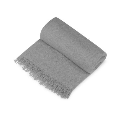 Плед акриловый Mohair, серый-1