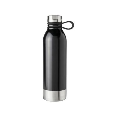 Спортивная бутылка из нержавеющей стали Perth объемом 740 мл, черный-1