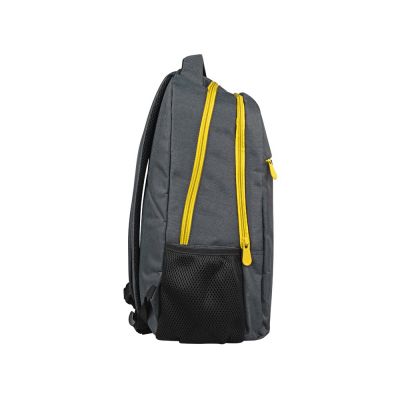 Рюкзак Metropolitan, серый с желтой молнией-5
