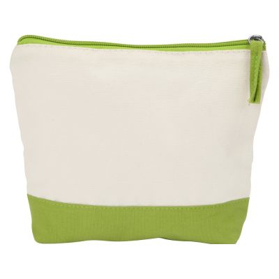 Косметичка хлопковая Cotton, зеленое яблоко-1