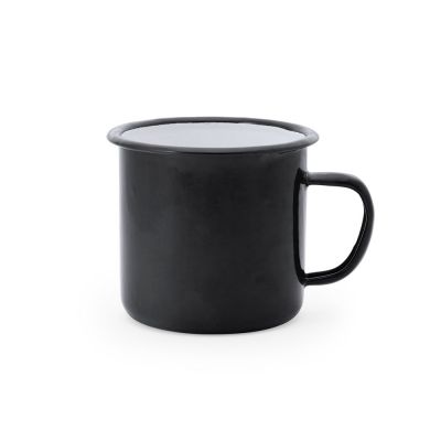 Кружка металлическая ANON, 380 мл, черный-1