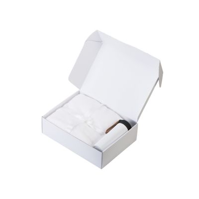 Подарочный набор с пледом, термосом Cozy hygge 2.0, белый-1