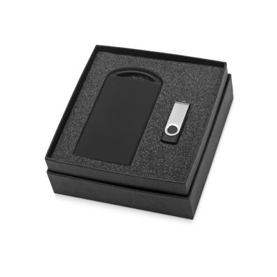 Подарочный набор Jack Nicholson с флешкой и зарядным устройством для зеркальной гравировки, серебристый-0