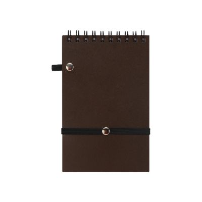 Блокнот B7 Kaffi, темный кофе-3