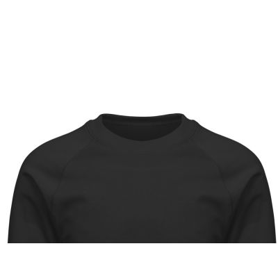 Свитшот оверсайз с рукавом реглан Belgrade, унисекс, черный-6