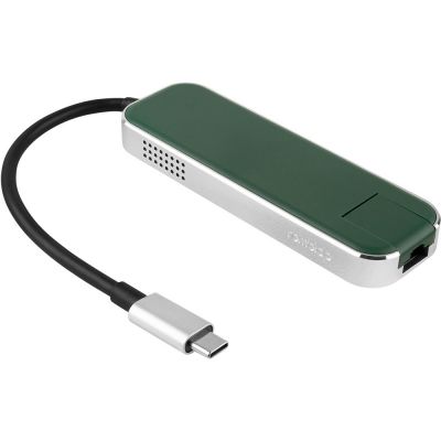 Хаб USB Rombica Type-C Chronos Green-2
