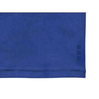 Ponoka женская футболка из органического хлопка, длинный рукав, синий-4