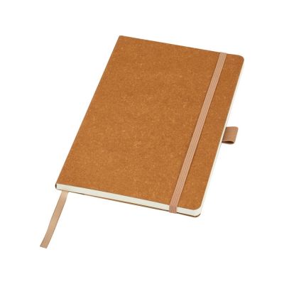 Блокнот Kilau из переработанной кожи , натуральный-0