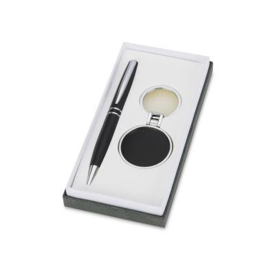 Подарочный набор Ампир, черный/серебристый-0