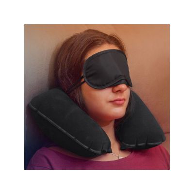 Дорожная маска BRANTA из мягкой микрофибры, черный-1