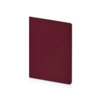 Бизнес-тетрадь А5 Pragmatic Contrast, 40 листов в клетку, бордовый с темно-серым срезом