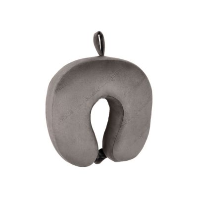 Подушка для самолета WENGER, с эффектом памяти, серая, флис-2