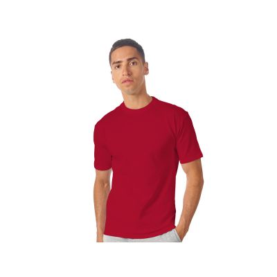 Футболка из френч терри Warsaw унисекс 220гр, красный-1