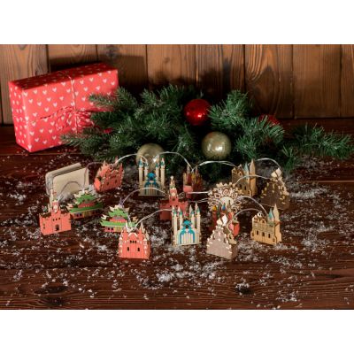 Ёлочная гирлянда с лампами в подарочной коробке Достопримечательности России-4