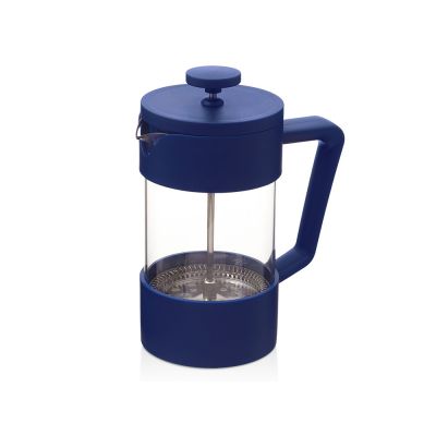 Пластиковый френч-пресс Intense, 600мл, темно-синий-0