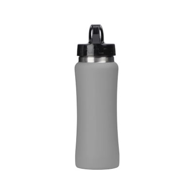 Бутылка для воды Bottle C1, сталь, soft touch, 600 мл, серый-2