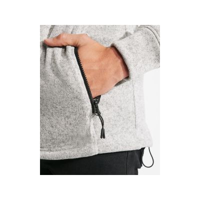 Толстовка на молнии Everest, меланжевый белый-6