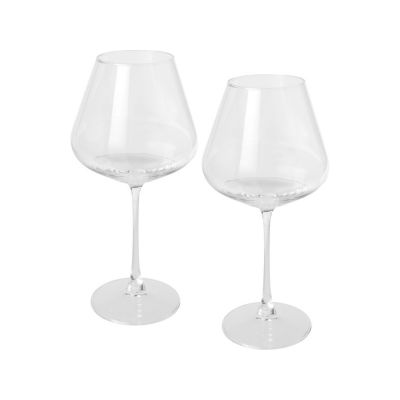 Rosso набор из 2 стеклянных бокалов для вина - Прозрачный-2