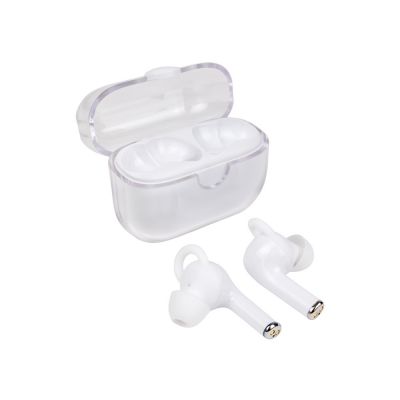 Наушники беспроводные TWS Clarity с шумоподавлением ENC, белый-3