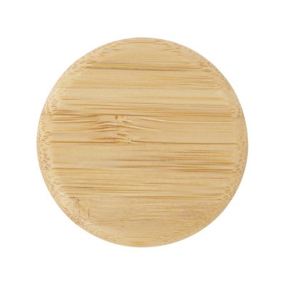 Стеклянная бутылка для воды Porto объемом 500 мл с силиконовой ручкой и бамбуковой крышкой - Прозрачный-3