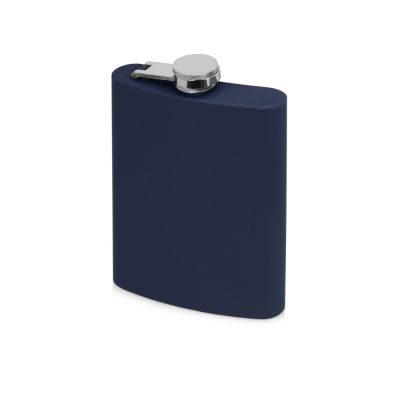 Фляжка 240 мл Remarque soft touch, 304 сталь, синий-0
