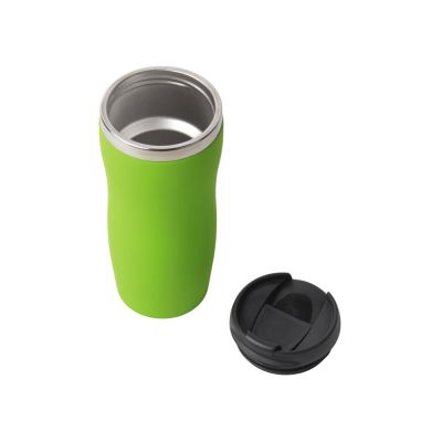 Термокружка Double wall mug C1, soft touch, 350 мл, зеленое яблоко-1