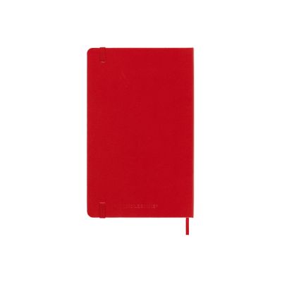 Записная книжка 12 месяцев на 2024 год, в твердой обложке, красный, Large, 13х21-5