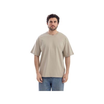 Футболка Kyoto из джерси 180 г/м2 с пич отделкой, унисекс, оливковый-1