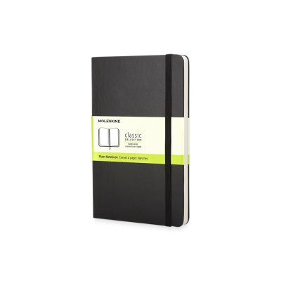 Записная книжка Moleskine Classic (нелинованный) в твердой обложке, Pocket (9x14см), черный-0