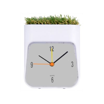 Часы настольные Grass, белый/зеленый-1