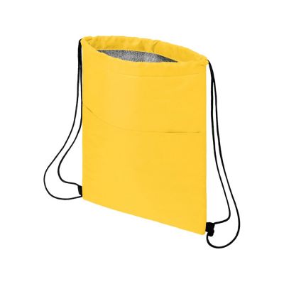 Сумка-холодильник Oriole на шнуровке на 12 банок, желтый-4