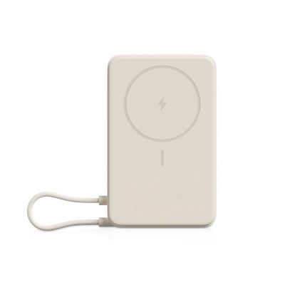 Внешний аккумулятор Xiaomi Magnetic Power Bank 10000 with Built-in Stand Beige-0