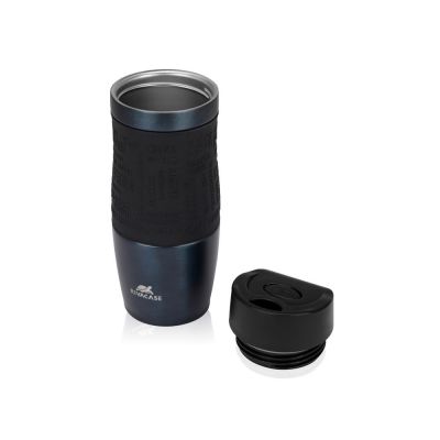 Вакуумная термокружка 380 мл, темно-синий-2