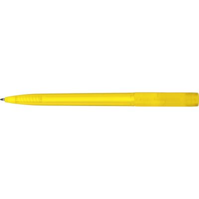 Ручка шариковая Миллениум фрост желтая-5