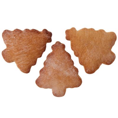 Набор новогодних имбирных печений в форме елочки-1