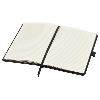 Блокнот ColorNote Black, твердая обложка A5, 80 листов, черный-1