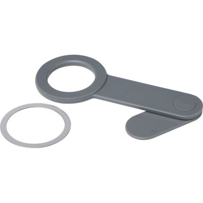 Настольный держатель для телефона Hook из пластика, серый-4