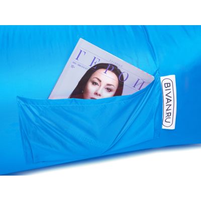 Надувной диван БИВАН 2.0, голубой-4