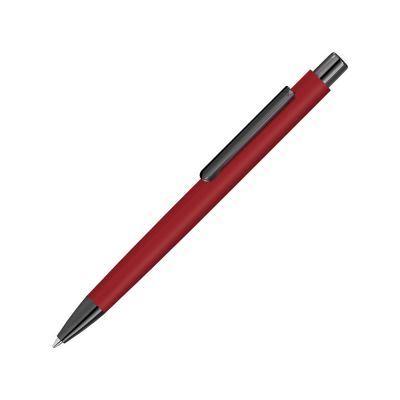 Металлическая шариковая ручка soft touch Ellipse gum, красный-0