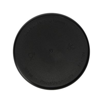 Стакан-тамблер Moment с кофейной крышкой, 350 мл, цвет черный-7