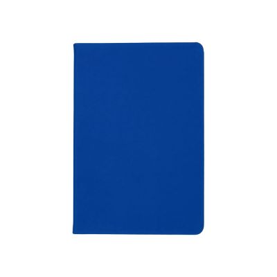 Бизнес-блокнот C2 софт-тач, твердая обложка, 128 листов, синий-1