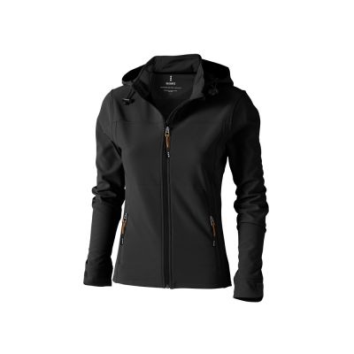 Куртка софтшел Langley женская, антрацит-0